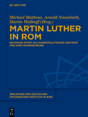 cover image of Martin Luther in Rom